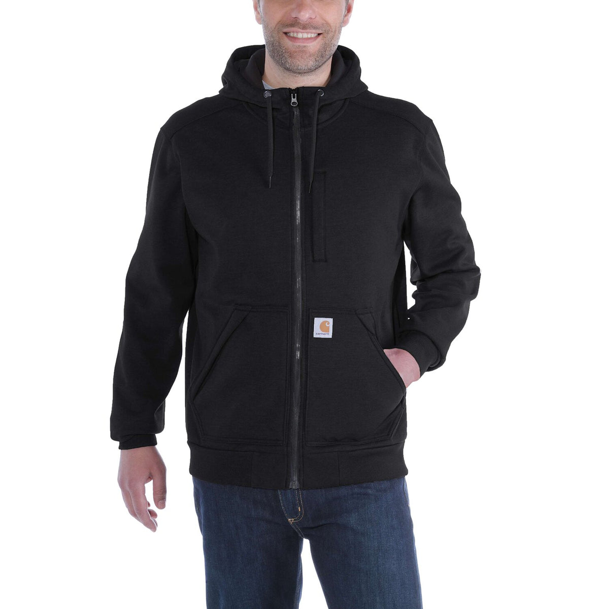 Carhartt Wind fighter zip hoodie black