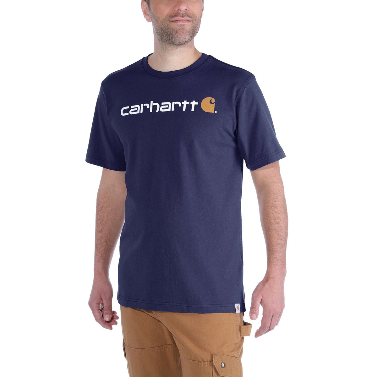 Carhartt Core Logo t-shirt navy