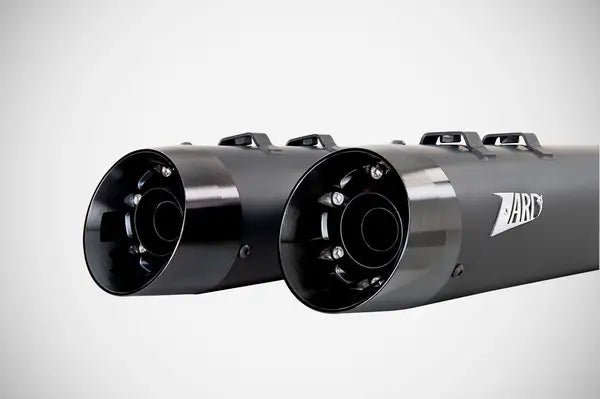 Zard 4.33 Inches Slash-Cut Slip-Ons Muffler for HD-TOURING E5 — ZHD035S10SAO-B