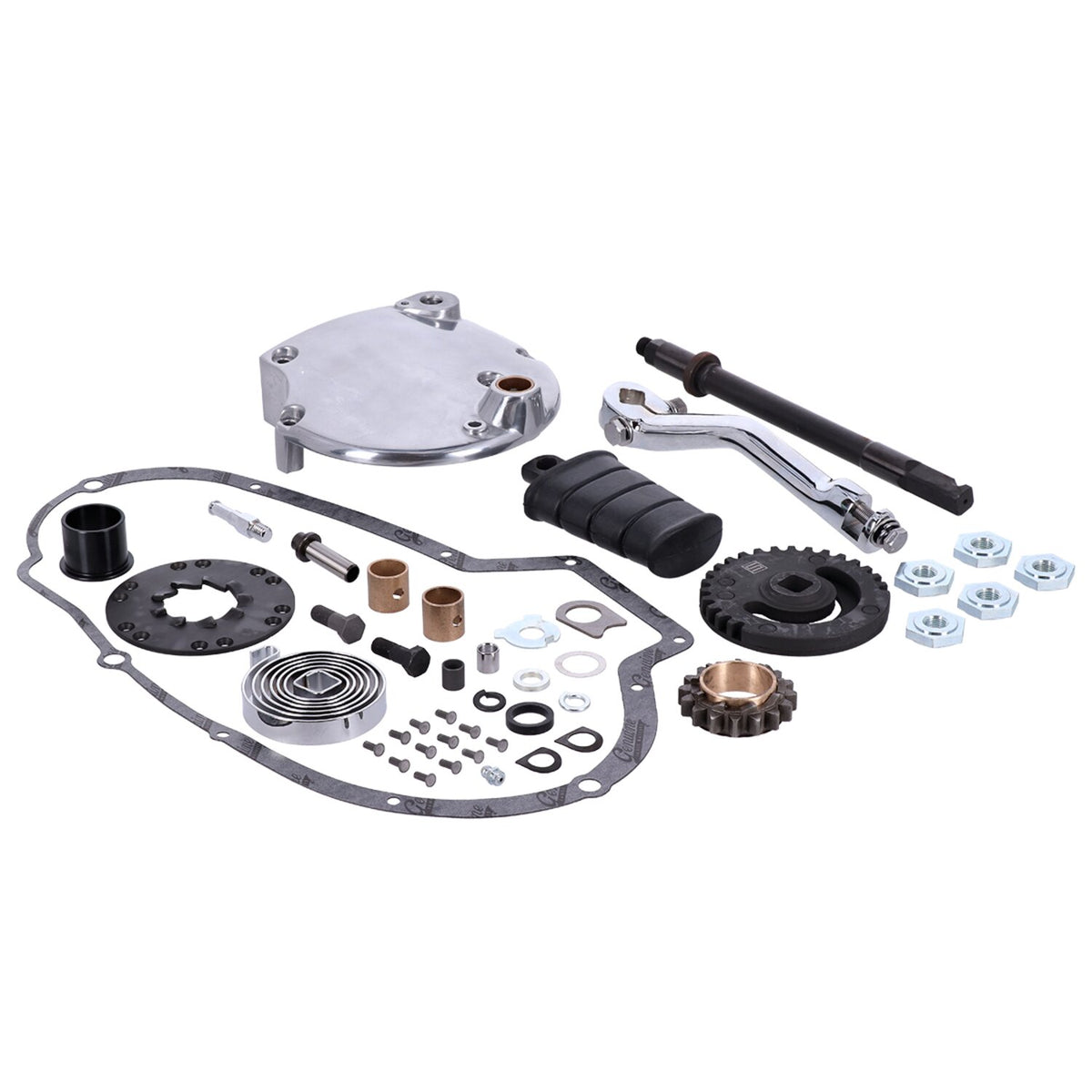 Sportster kick start kit, polished