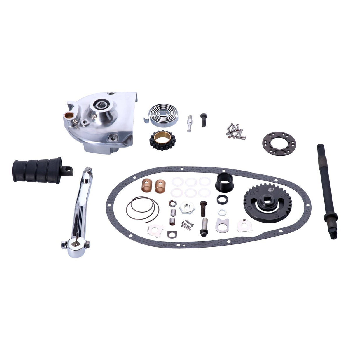 Sportster kick start kit, polished