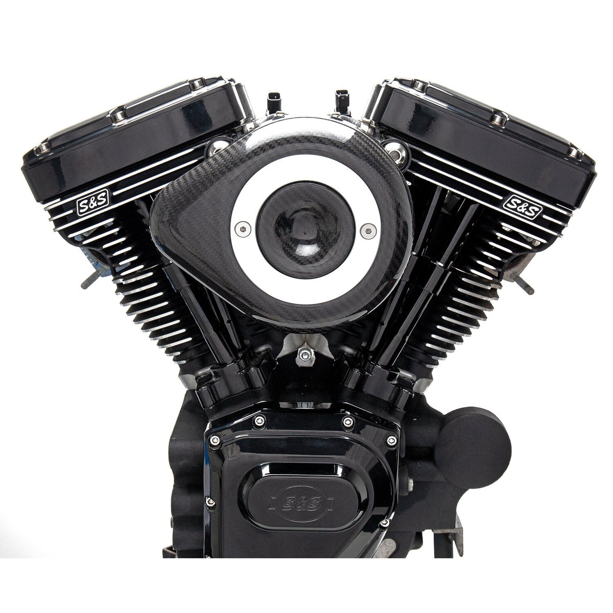 S&S, Stealth air cleaner cover. Carbon