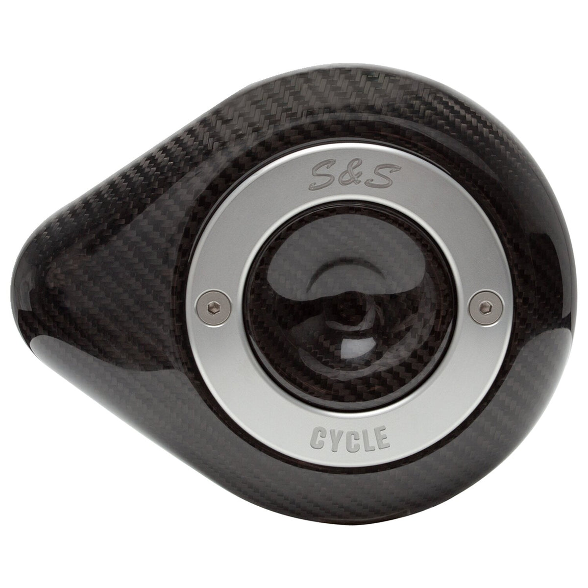 S&S, Stealth air cleaner cover. Carbon