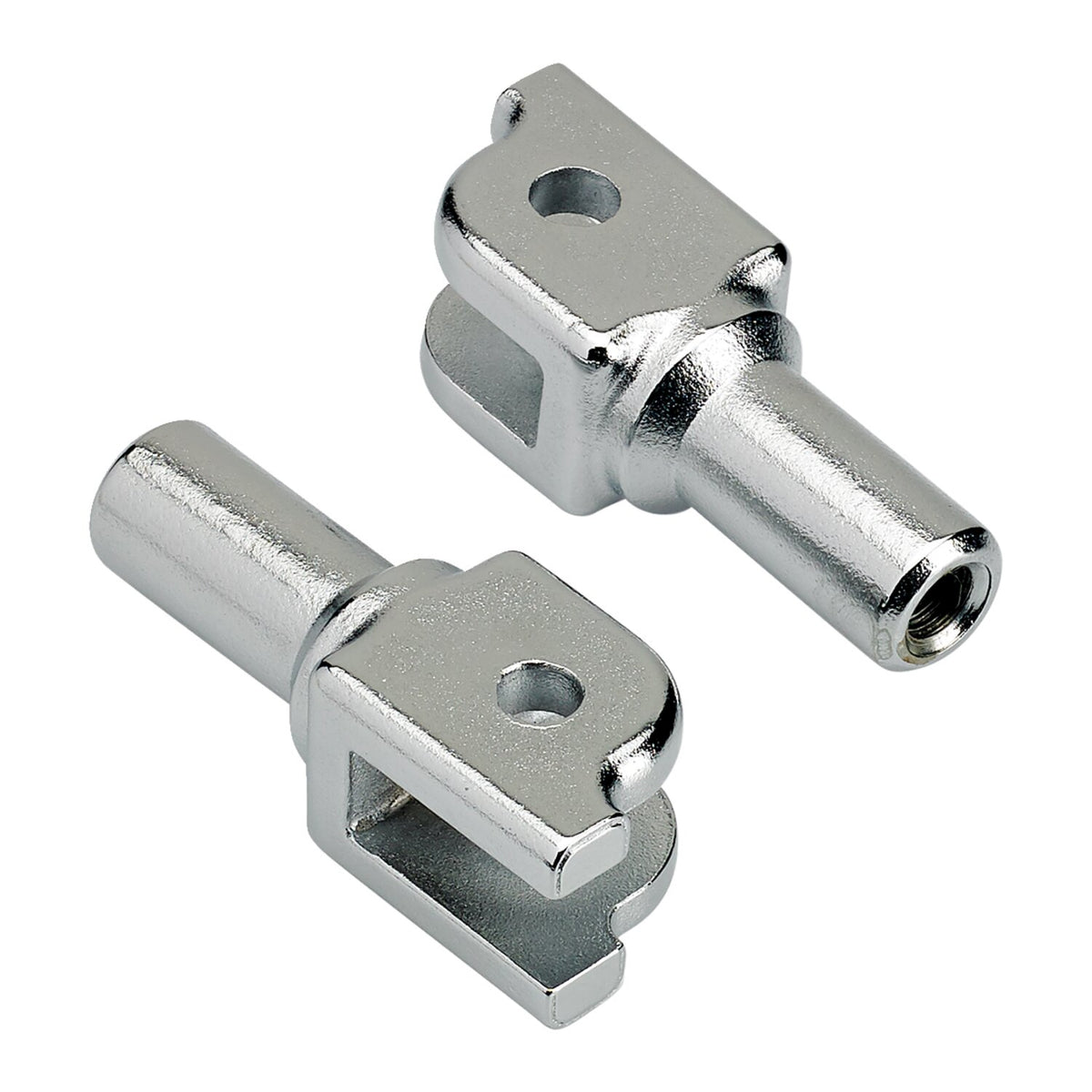 Biltwell, foot peg clevis rider. Chrome
