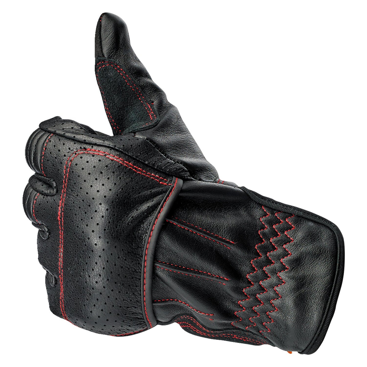 Biltwell Borrego gloves black/redline