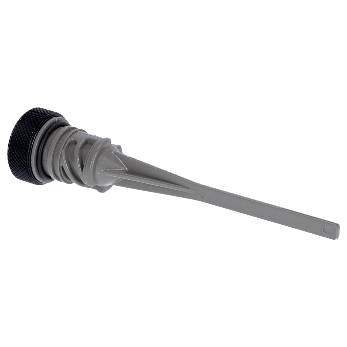 Oil tank fill plug / dipstick assembly motor oil. Black