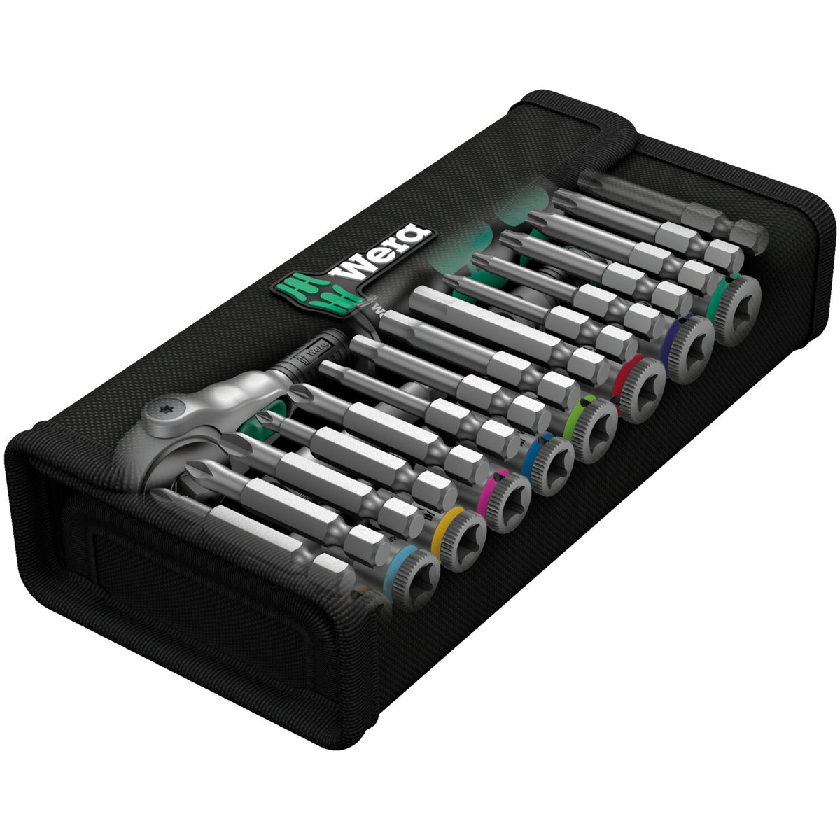 Wera Zyklop ratchet kit 28 pcs. 1/4" drive US Sizes