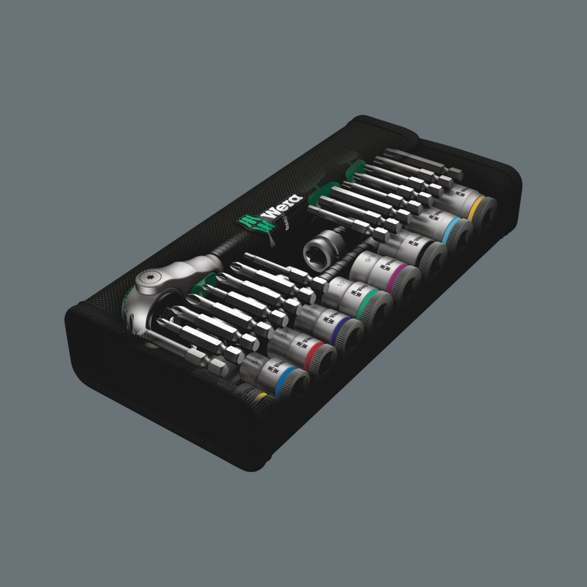 Wera Zyklop ratchet kit 29 pcs. 3/8" drive US sizes