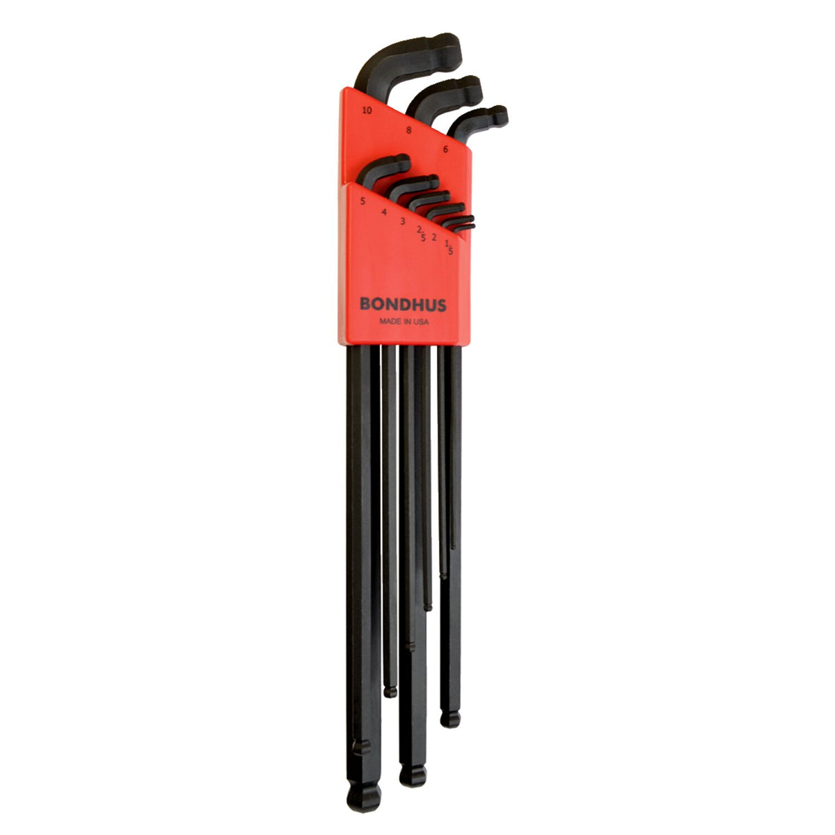 Bondhus, Stubby allen head / ball-end wrench set, Metric