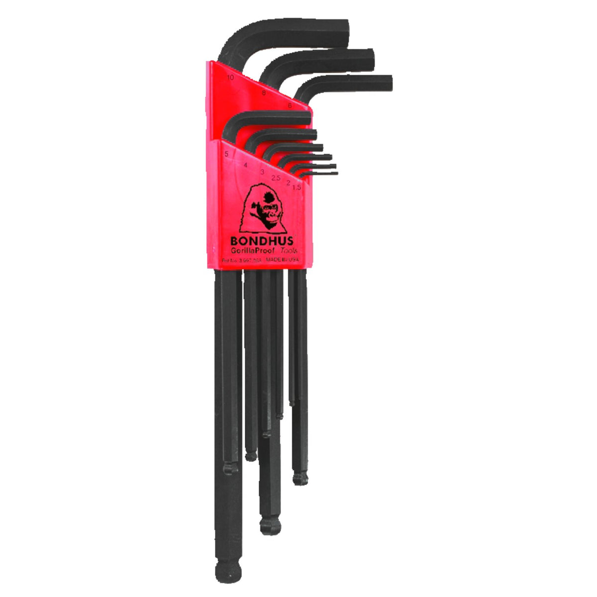 Bondhus, allen head / ball-end wrench set metric