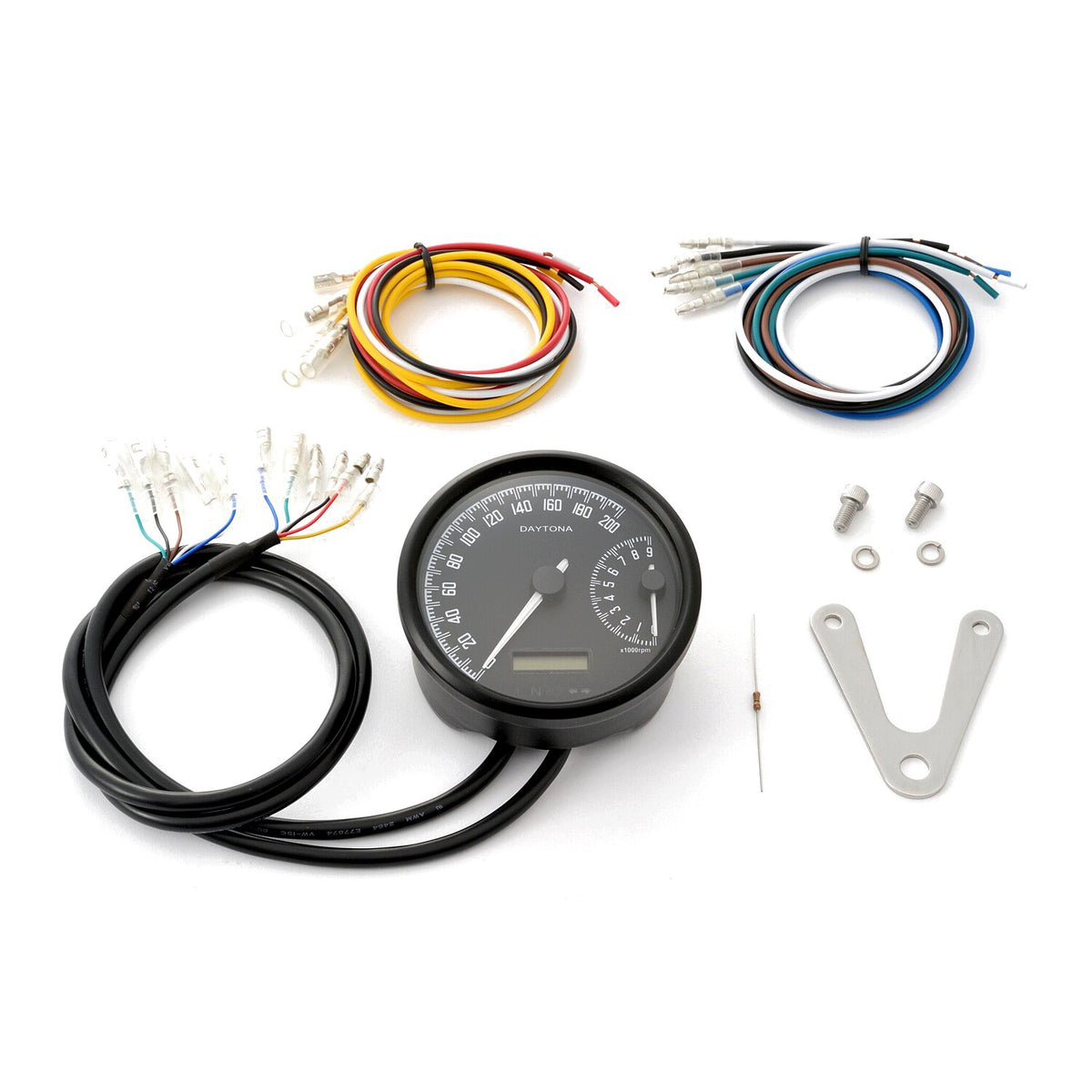 Daytona, Velona speedo & tachometer 80mm 200 Kmh/9000rpm