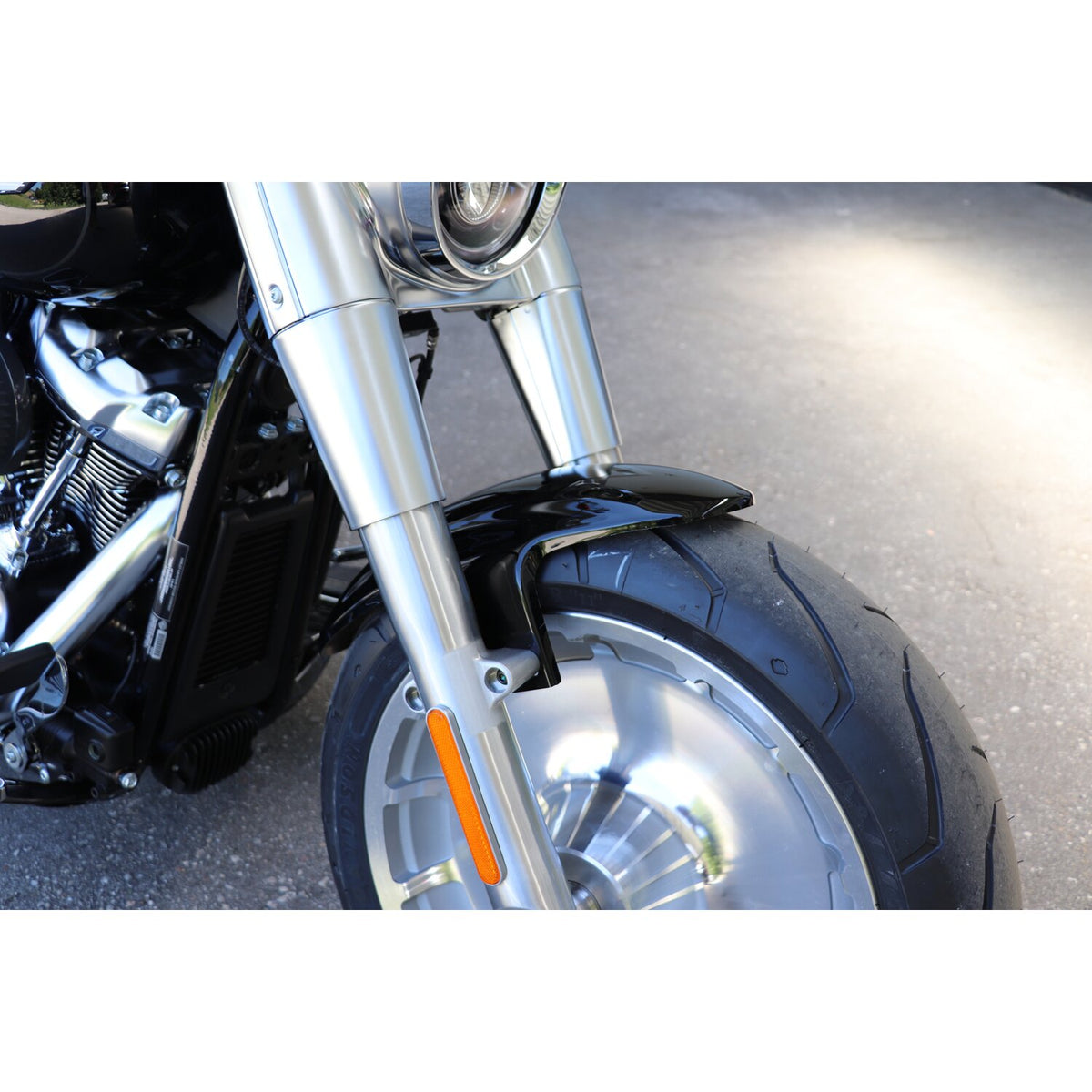 Cult-Werk, front fender 'Custom V1'. Gloss black