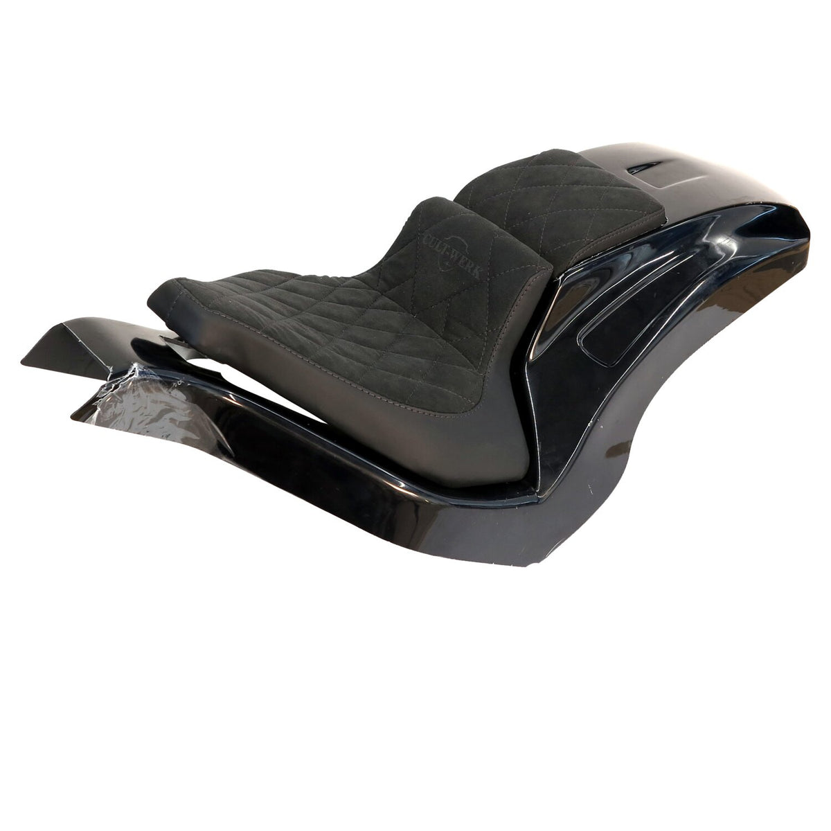 Cult-Werk, Softail wide fender kit 'Racing'. 2-up seat