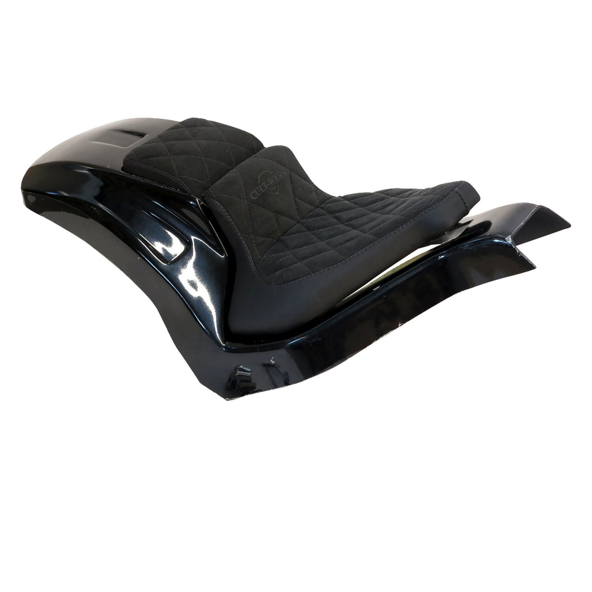 Cult-Werk, Softail wide fender kit 'Racing'. 2-up seat