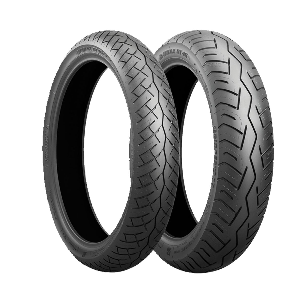 Bridgestone Battlax BT46F tire 100/90V19 57V. Front