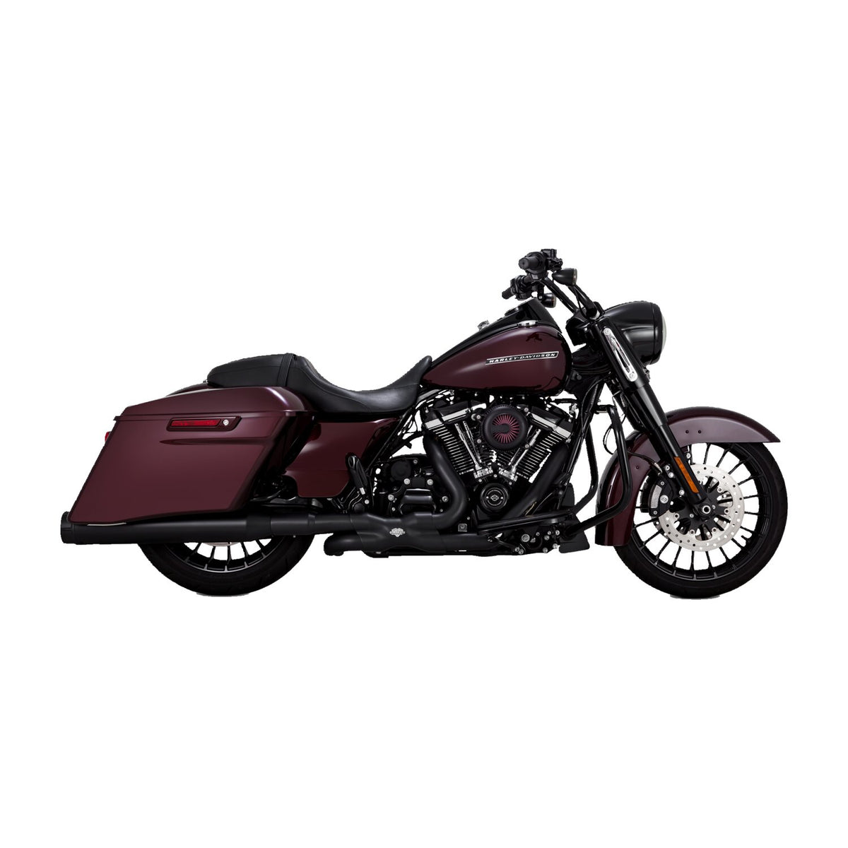 Vance & Hines, Torquer 450 slip-on mufflers. black