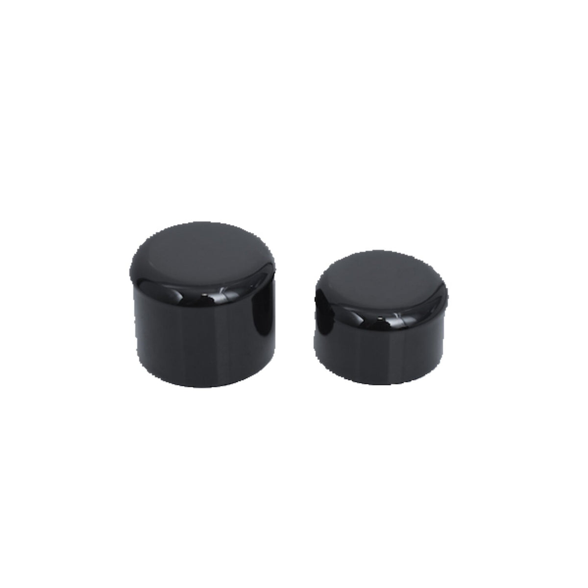 Killer Custom, rear axle cover set. Gloss black
