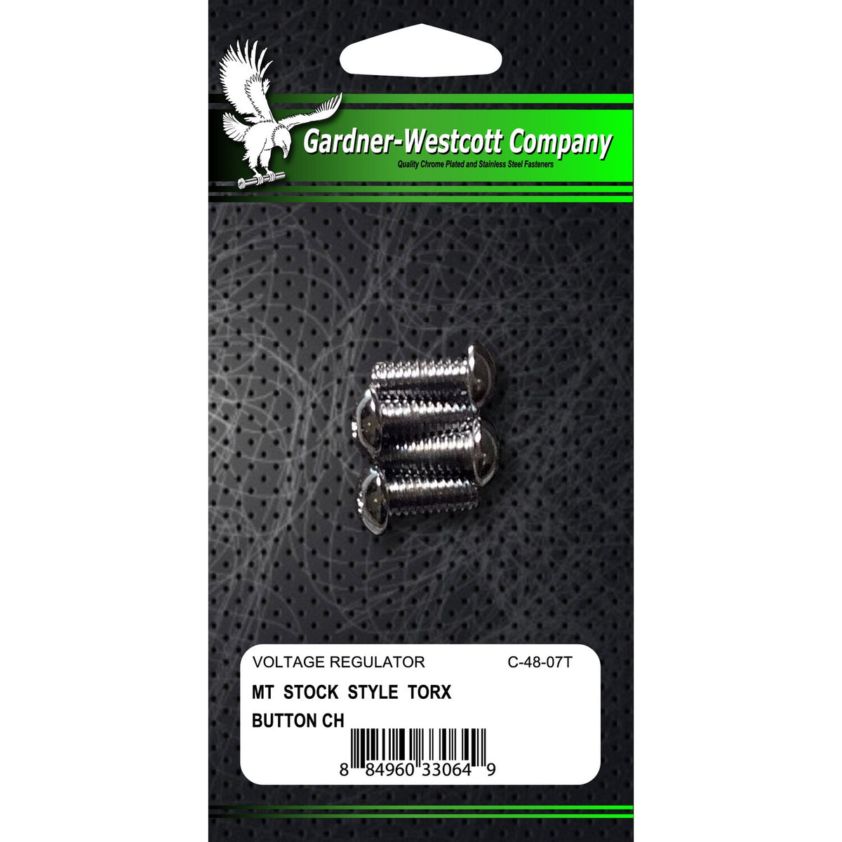 GW, voltage regulator/rectifier mount kit. Chrome