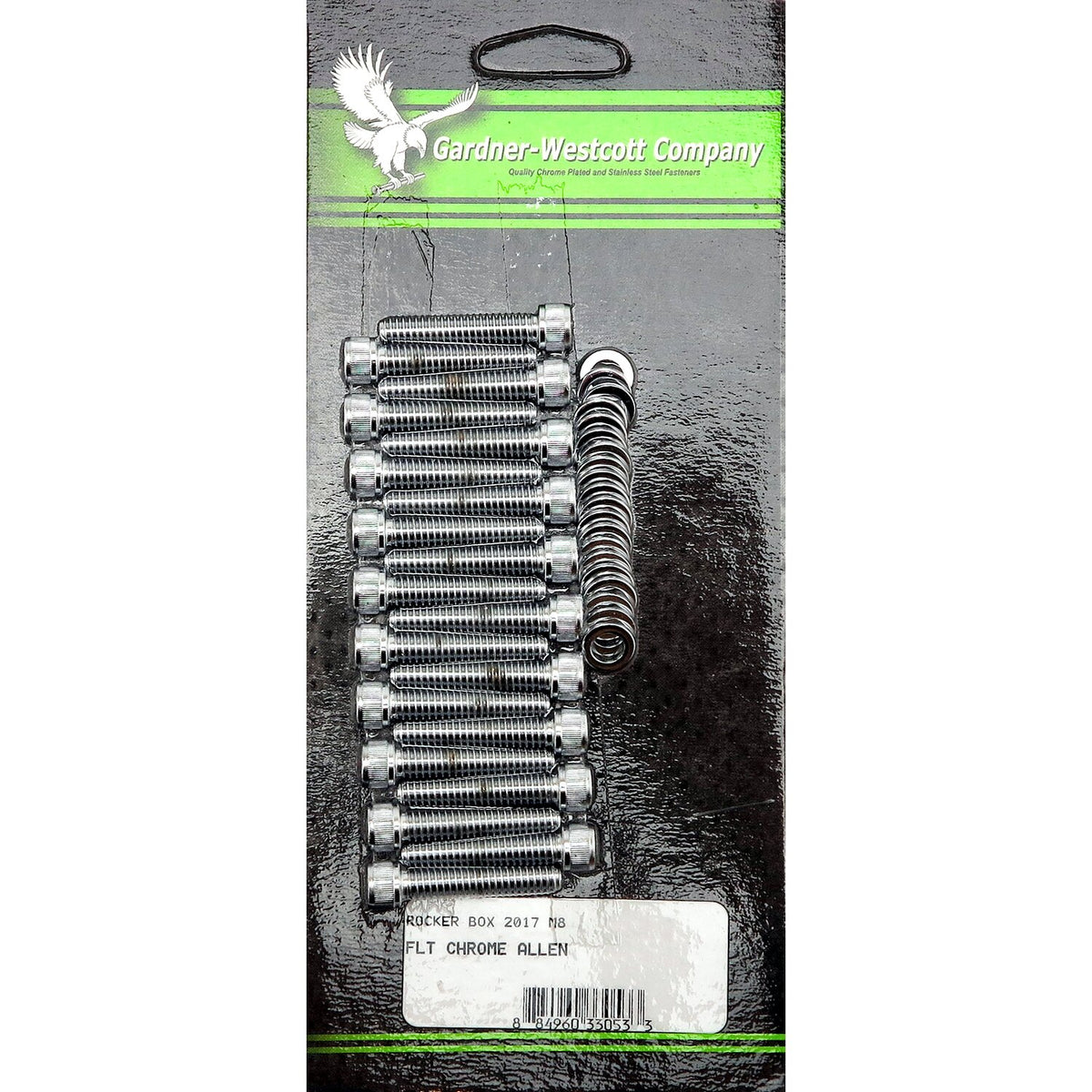 GW, rocker box hardware kit. Chrome