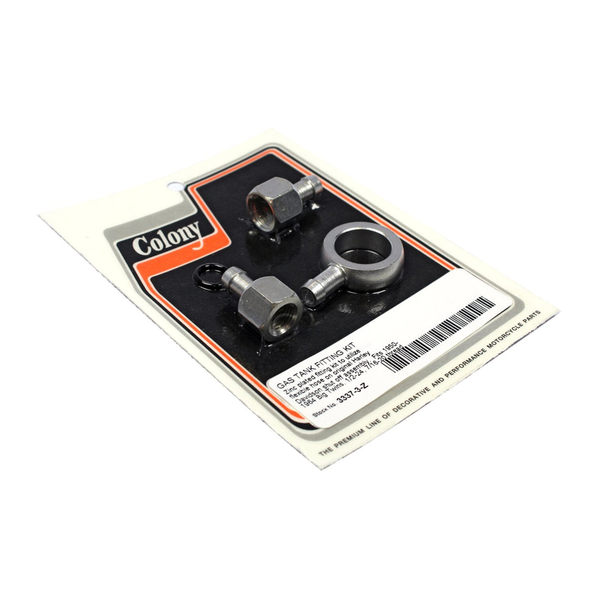 Colony, 50-65 fuel valve conversion kit zinc