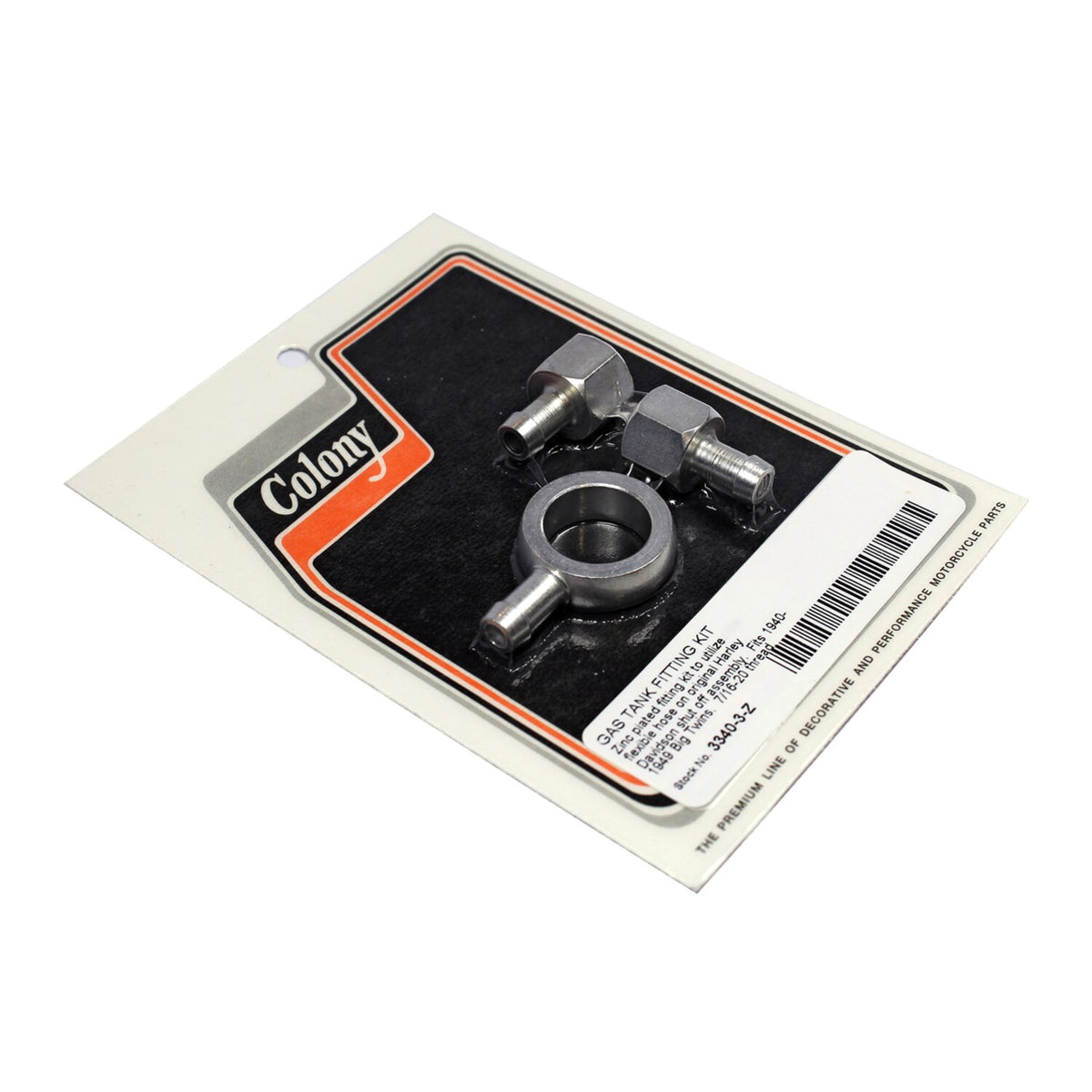Colony, 40-49 fuel valve conversion kit zinc