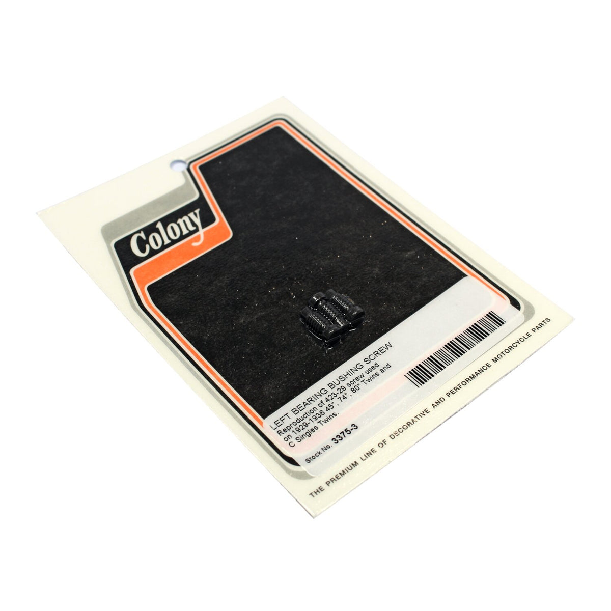 Colony, left bearing bushing screw set