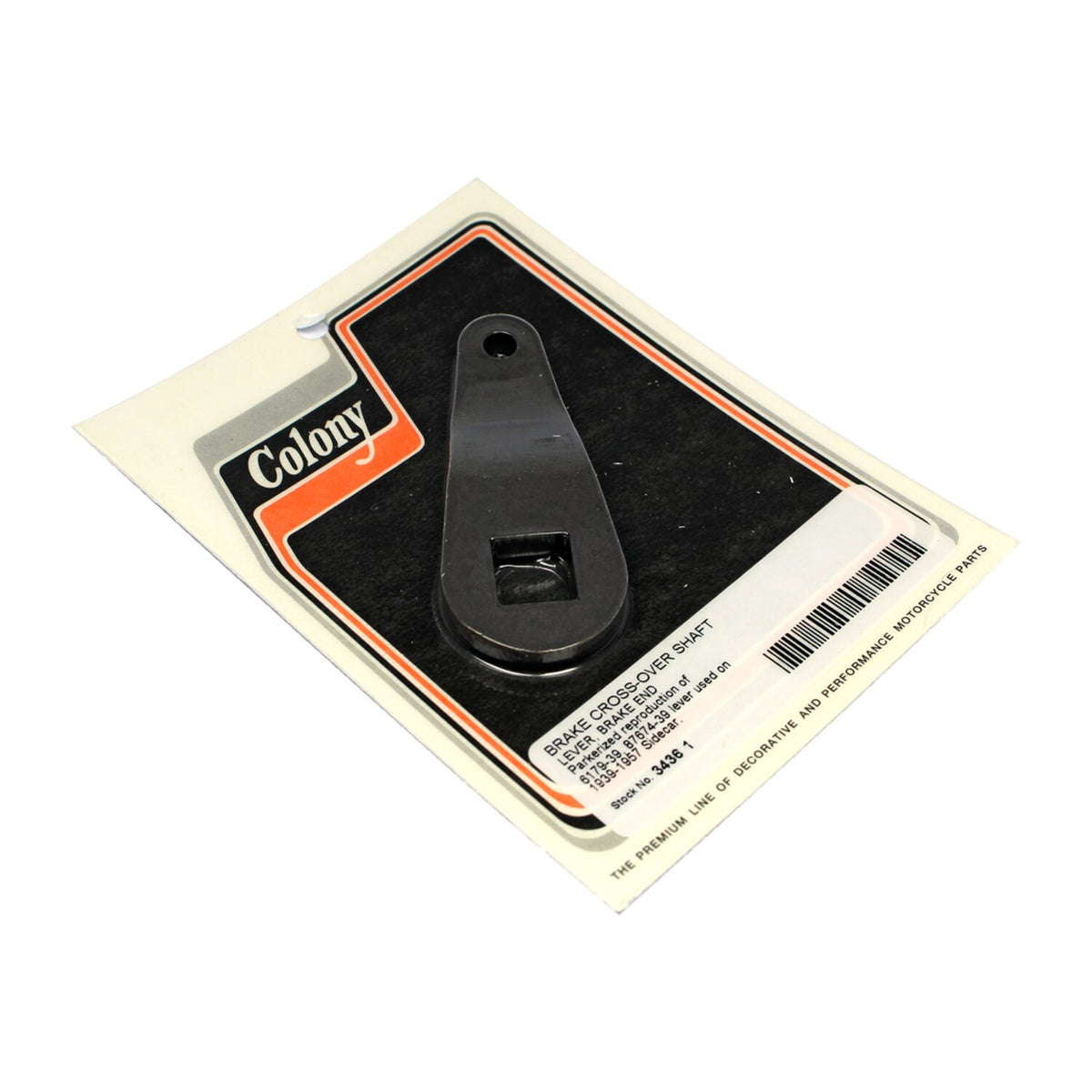 Colony, brake crossover shaft lever Brake end