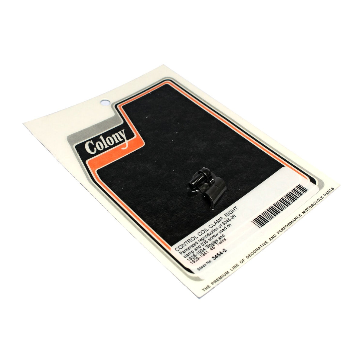 Colony, control coil clamp. Right