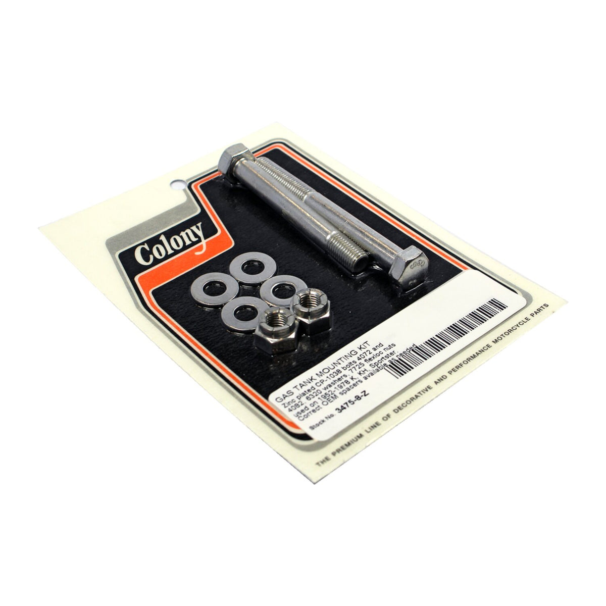 Colony, gas tank mount kit zinc