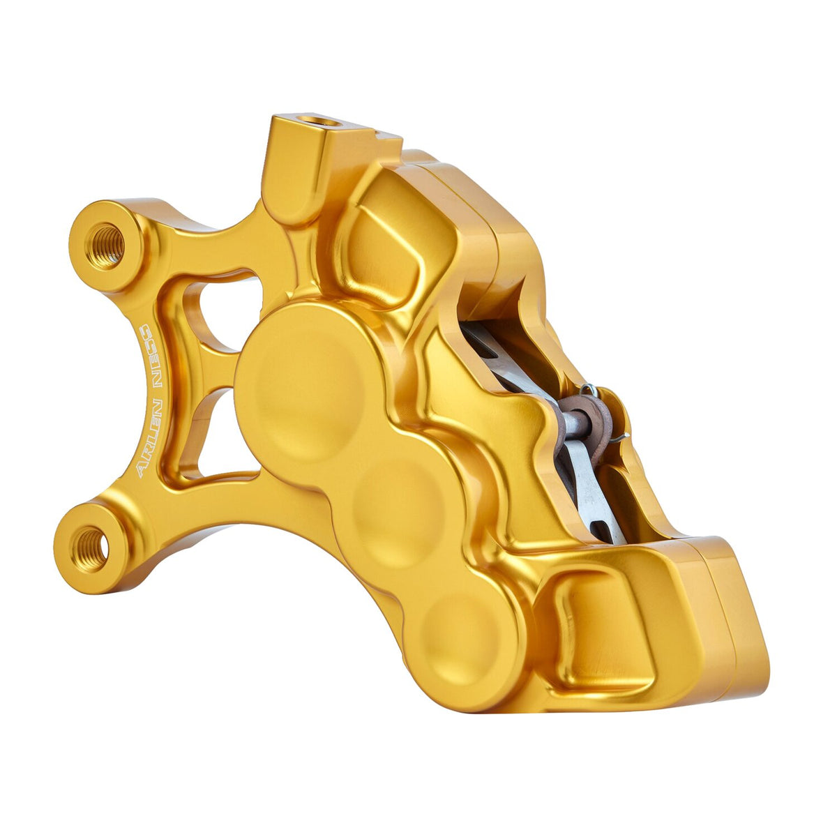 Arlen Ness, 6P differential bore brake caliper F/L. Gold