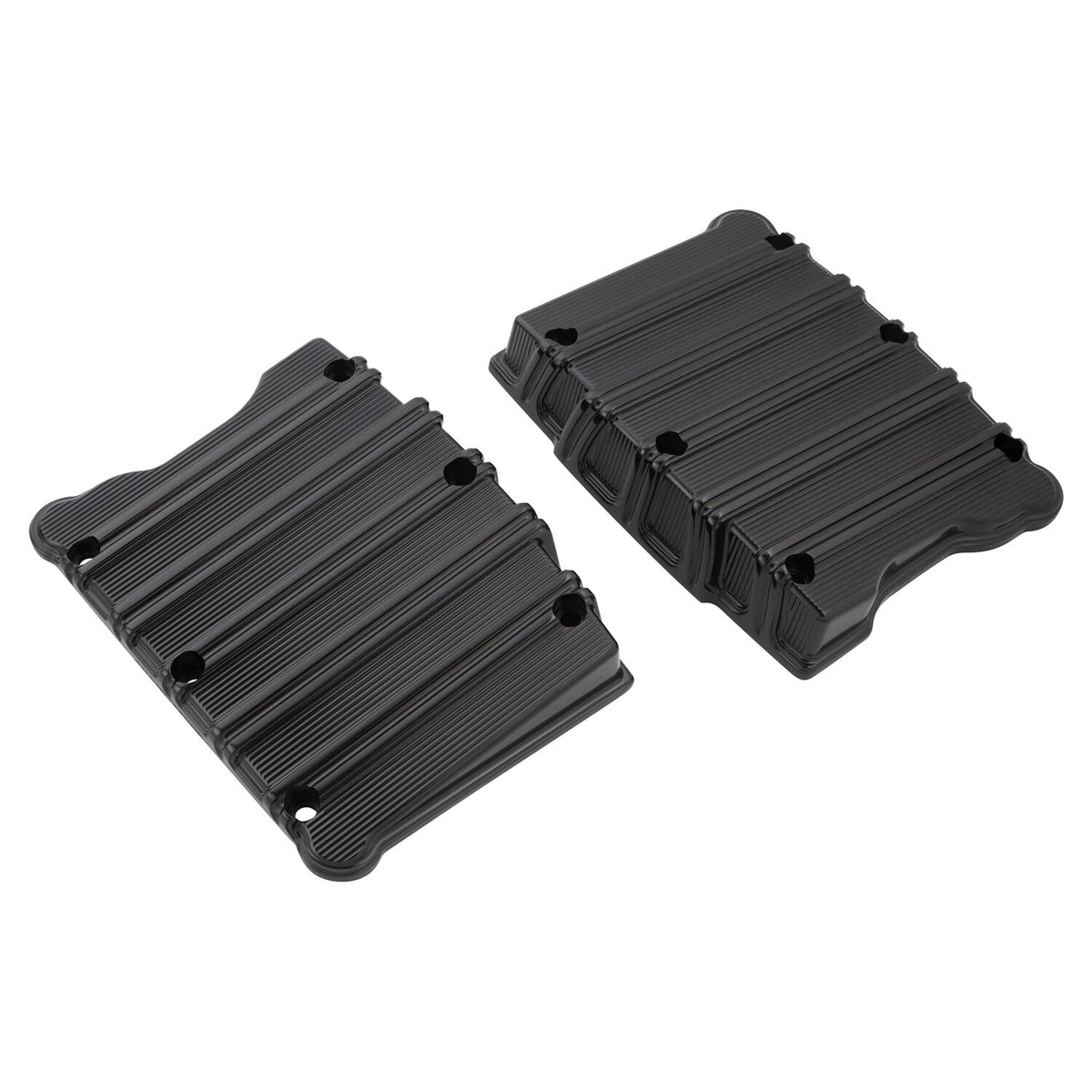 Arlen Ness, 10-Gauge rocker cover set. All black