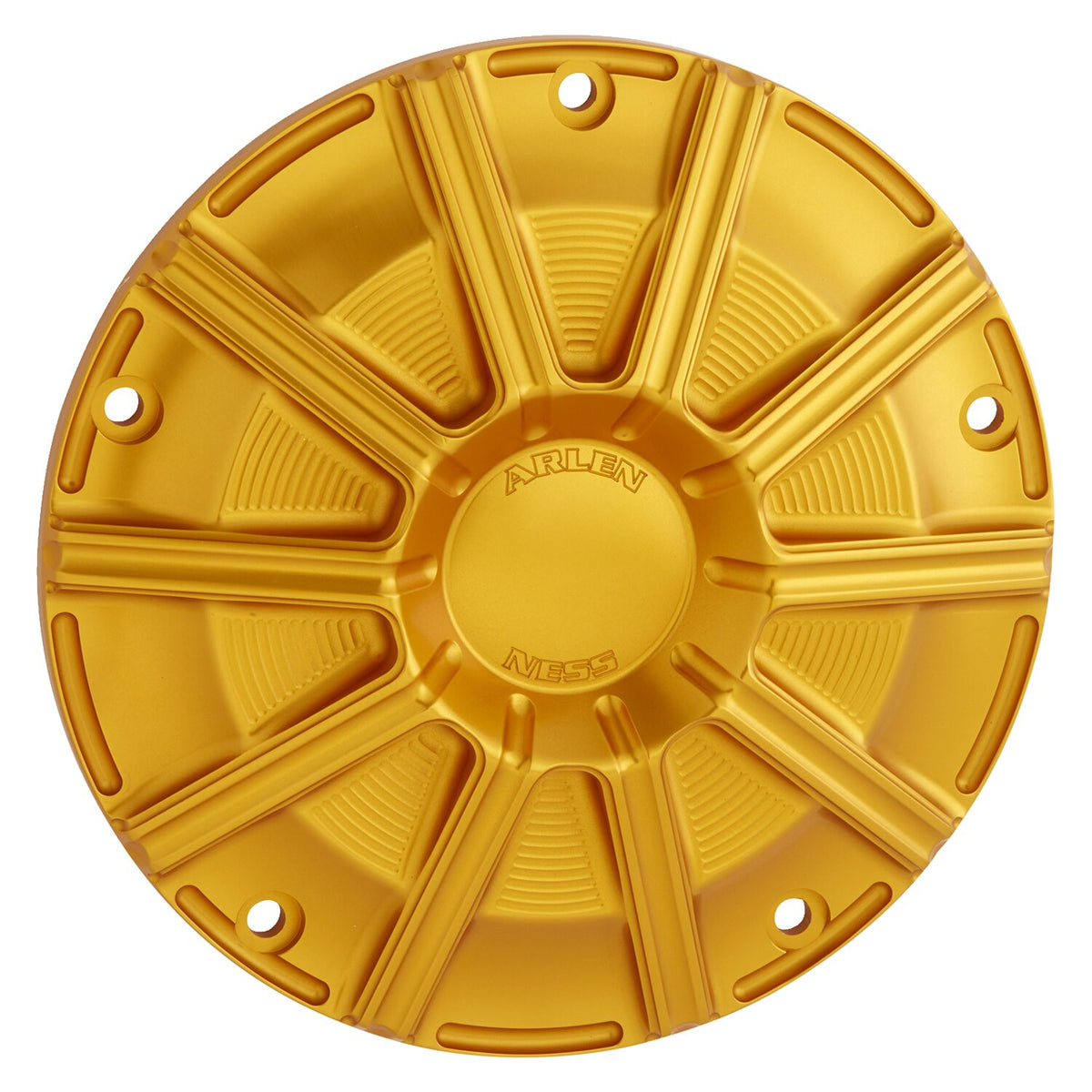Arlen Ness, 10-Gauge I derby cover. Gold