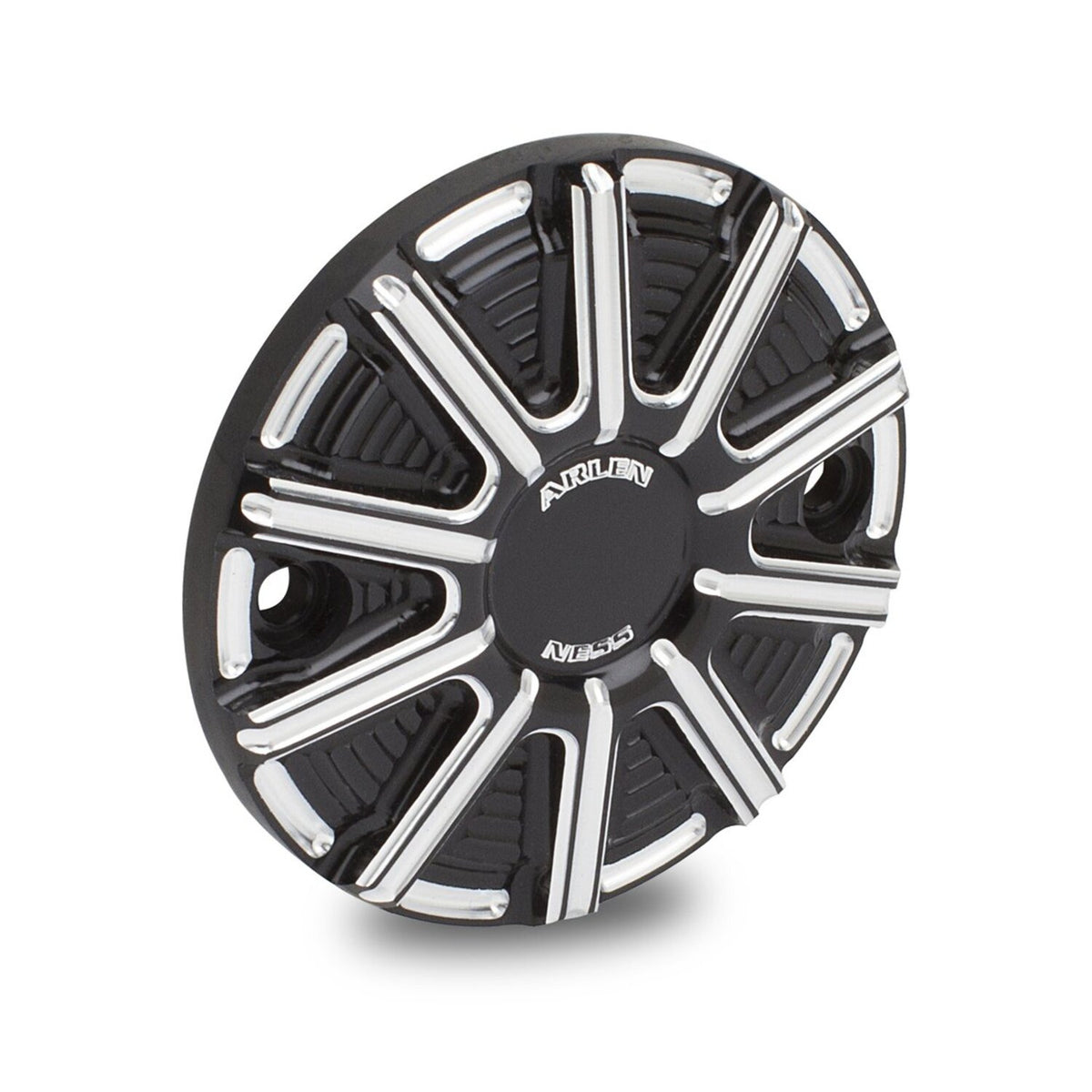 Arlen Ness, 10-gauge point cover. Black contrast