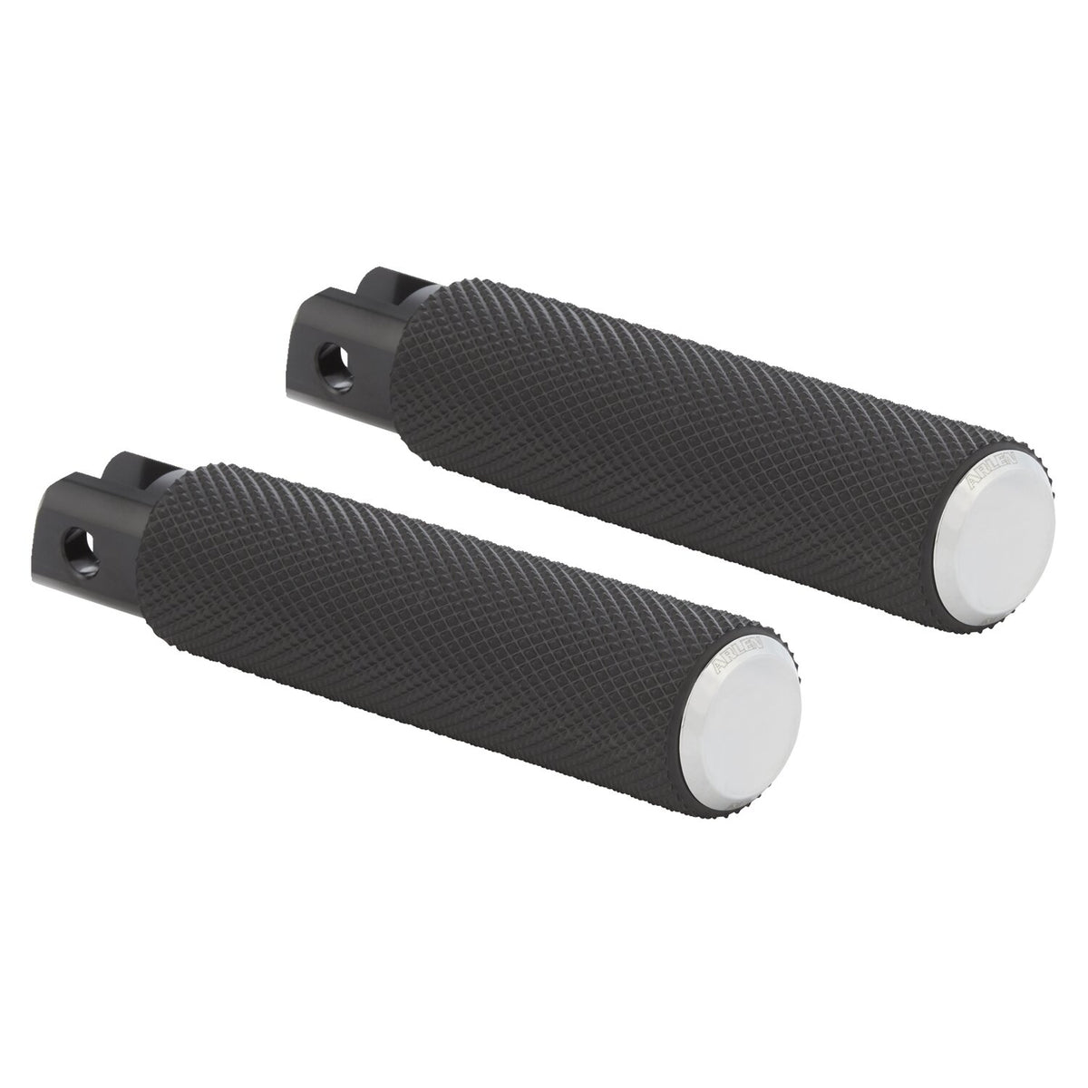 Arlen Ness, Knurled passenger footpegs. Chrome