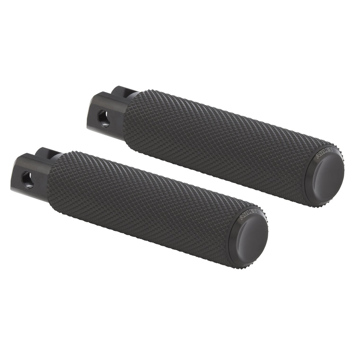 Arlen Ness, Knurled rider foot pegs. Black
