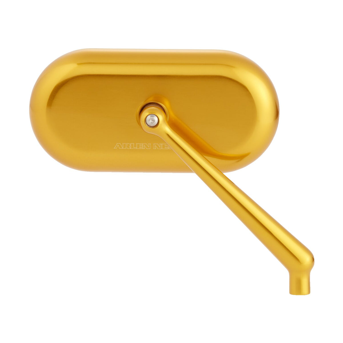 Arlen Ness, Oval forged mirror. Right, gold