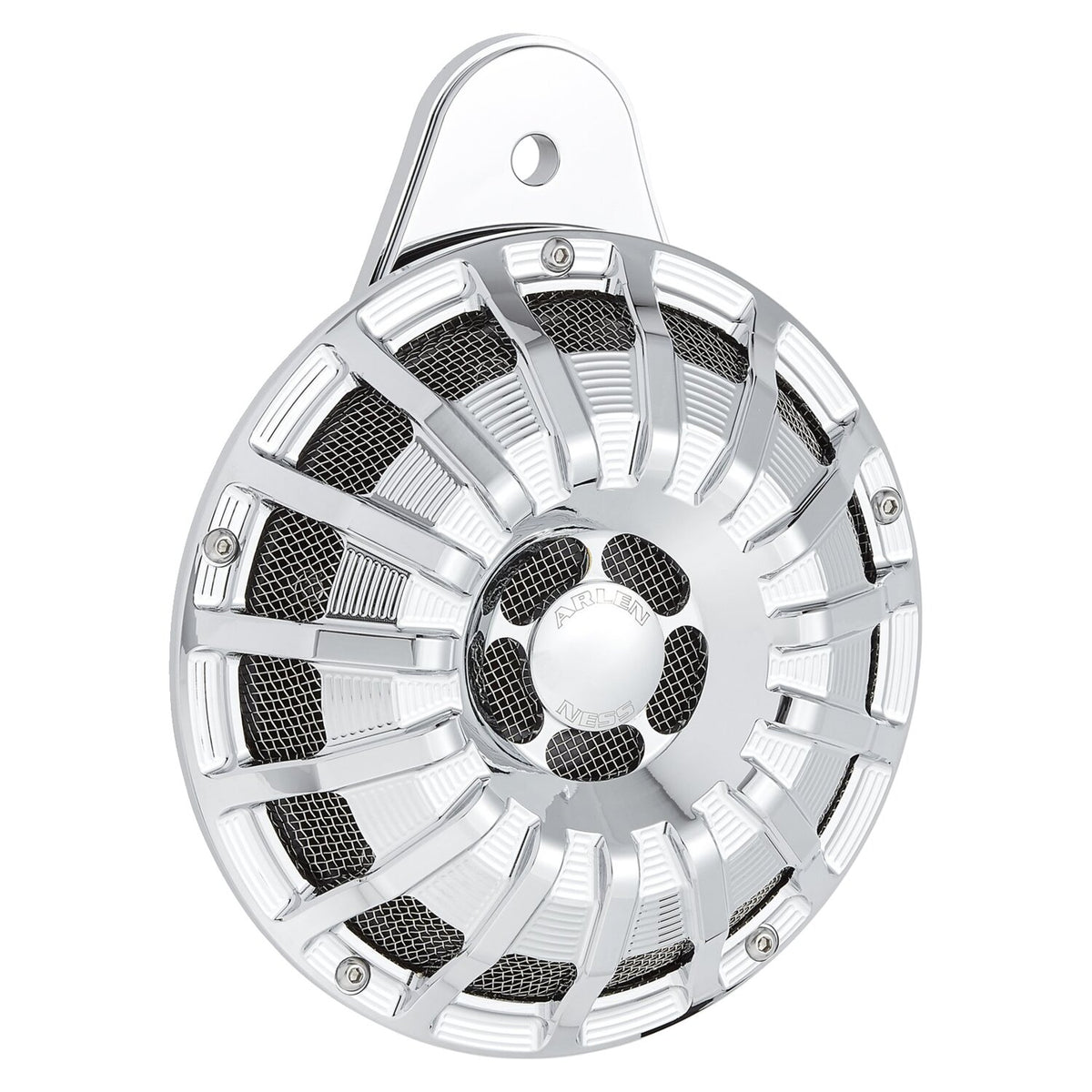Arlen Ness, 15-spoke billet horn kit. Chrome