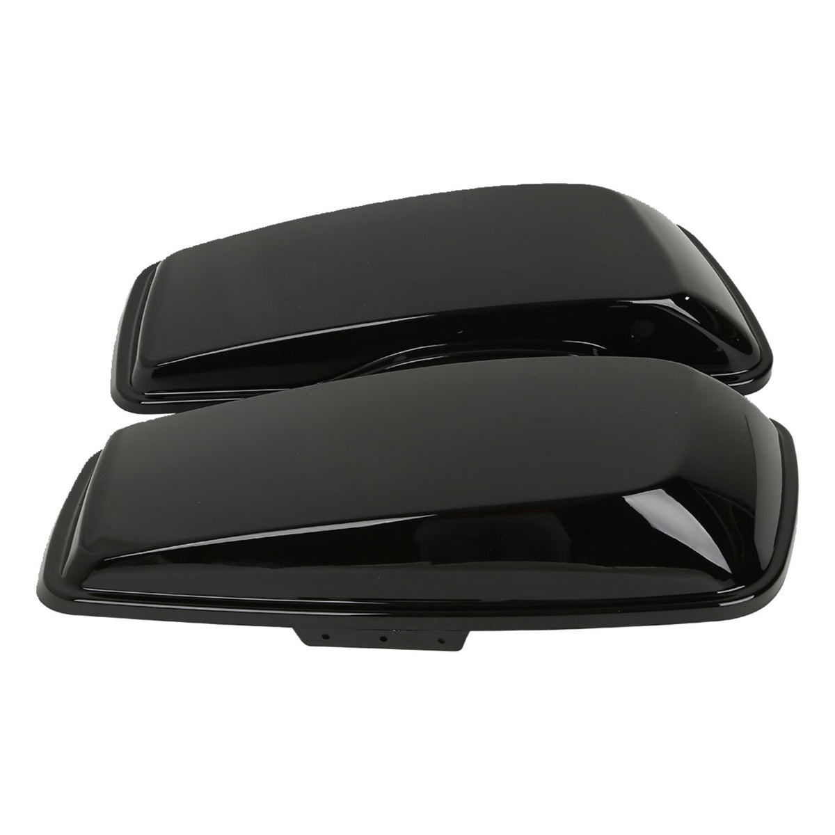 Saddlebag lid set. Black