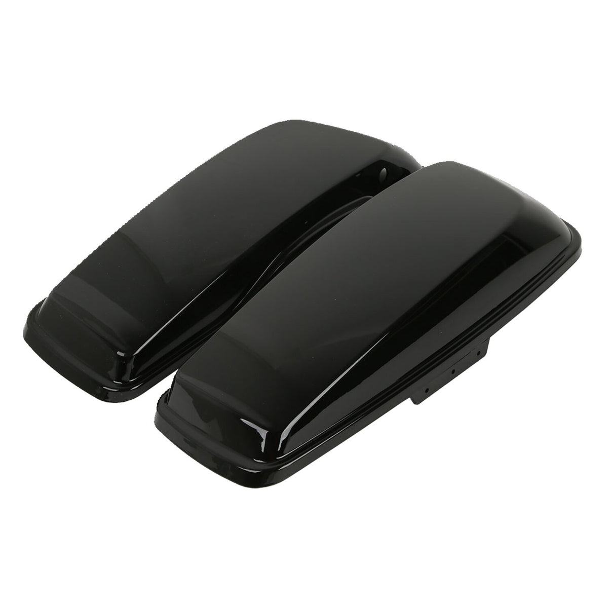 Saddlebag lid set. Black