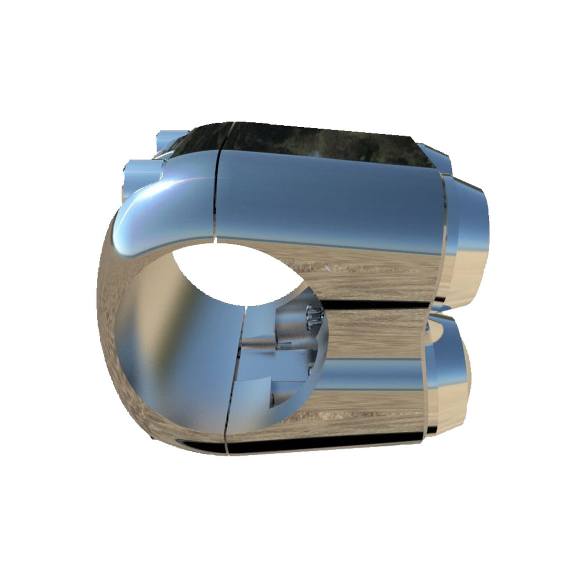 Motone, micro switch with 4 buttons. Chrome