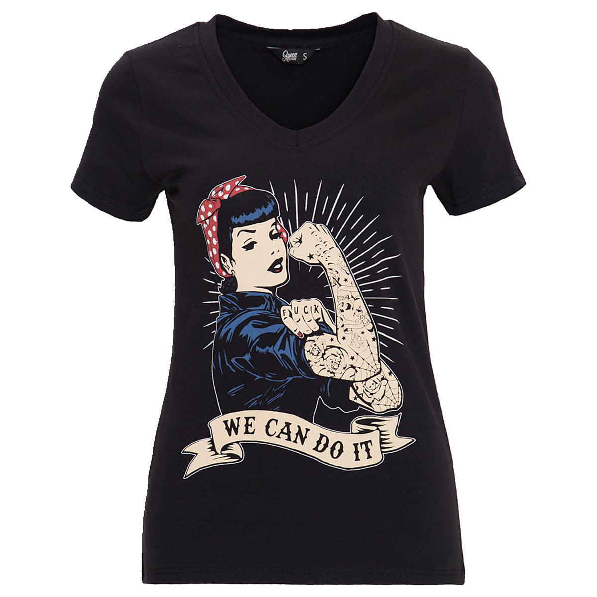 Queen Kerosin We Can Do It t-shirt black