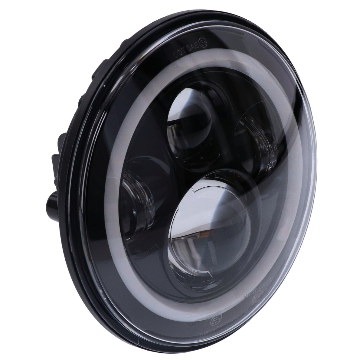 Bright, 7" LED headlamp. Black