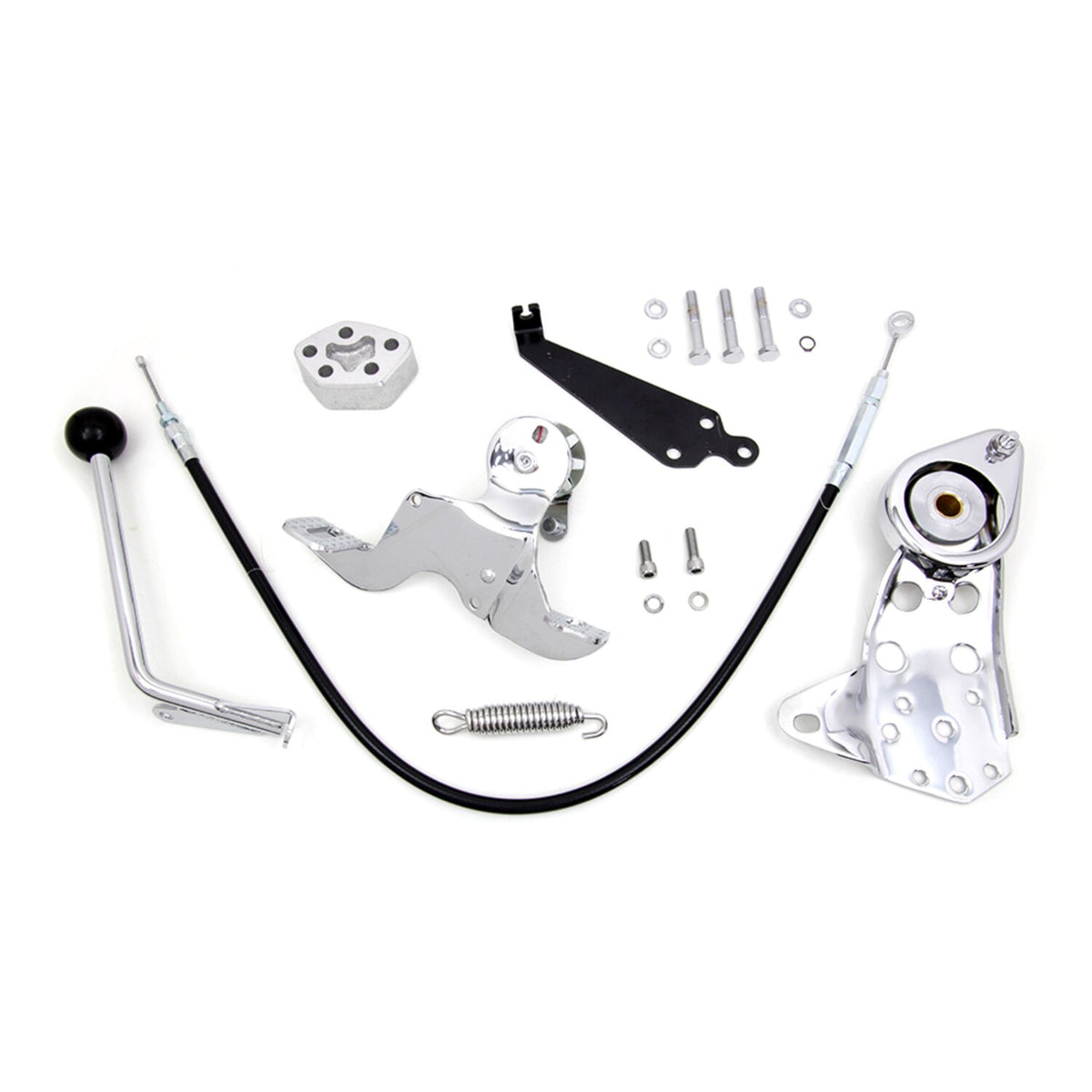 Jockey shifter conversion kit. Chrome