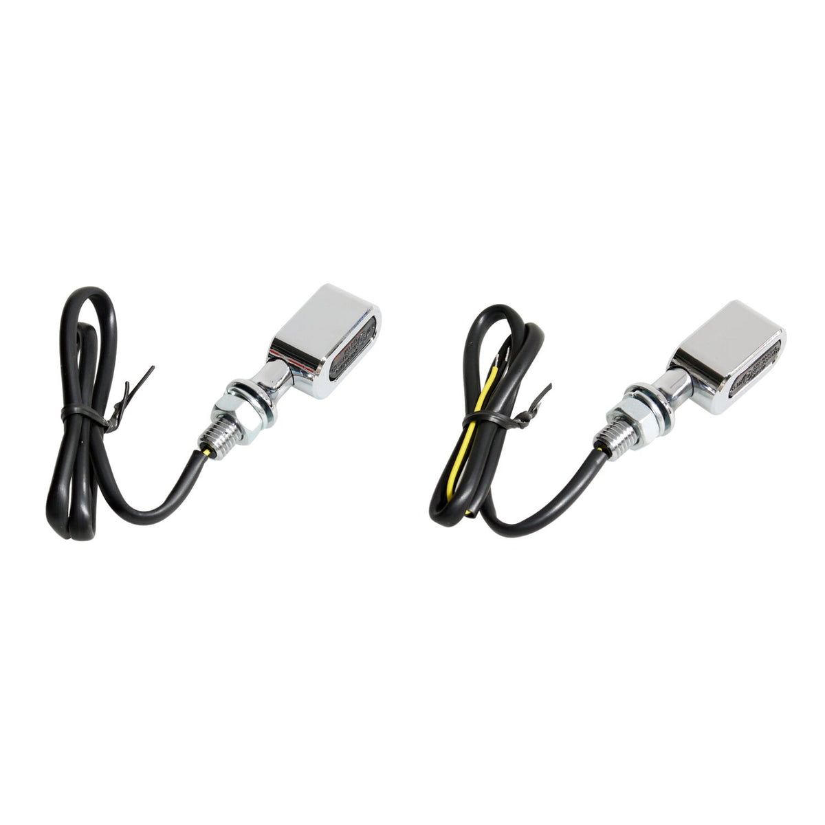 Fastline, LED turn signal set. Chrome, smoke lens