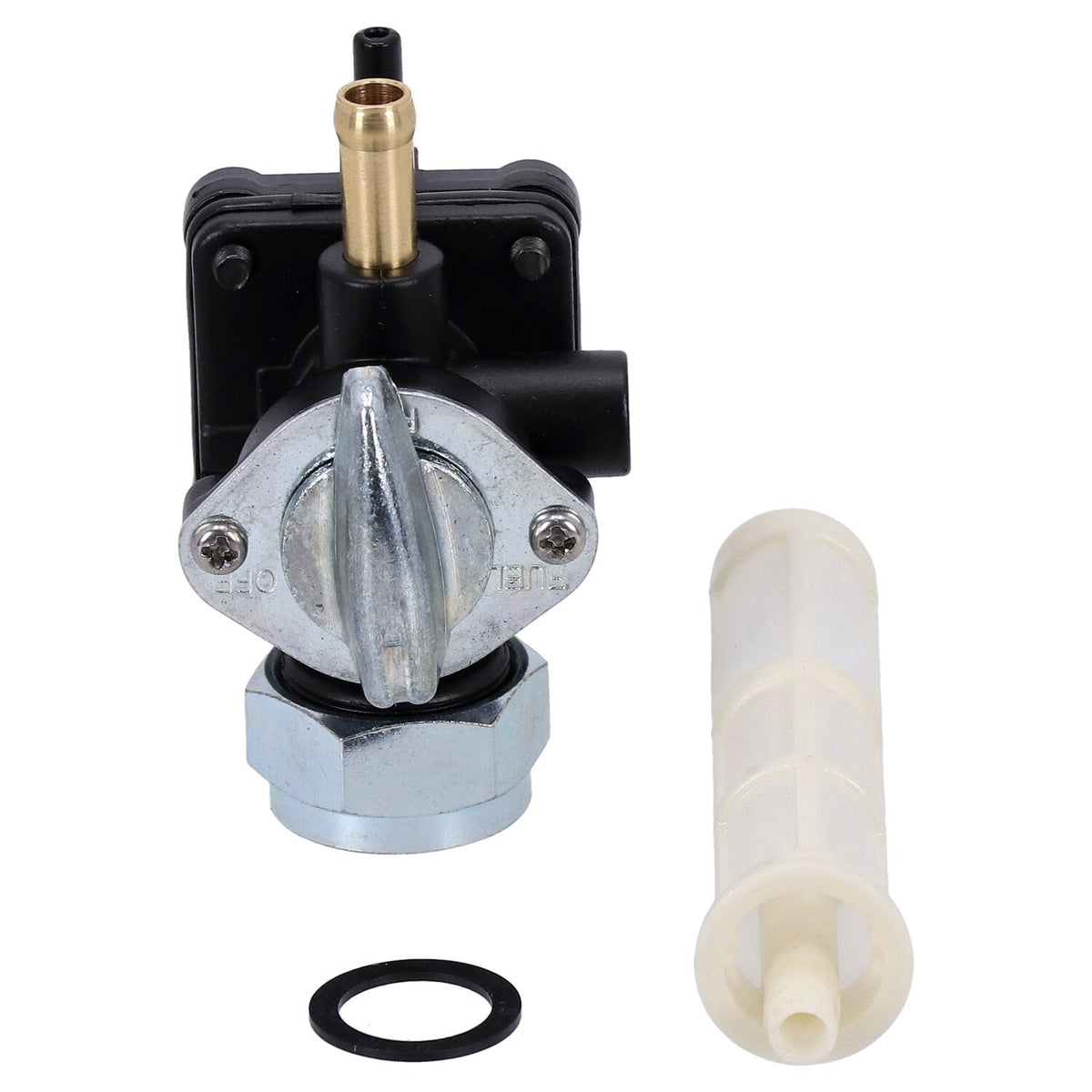 OEM style vacuum petcock. Black