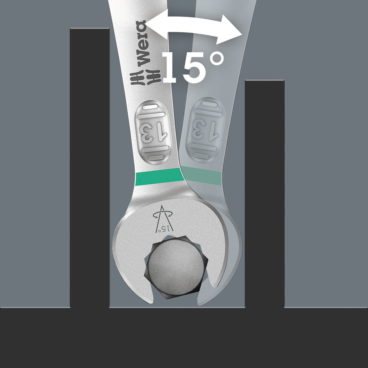 Wera wrench open/ box end 1/2" Joker 6003 series