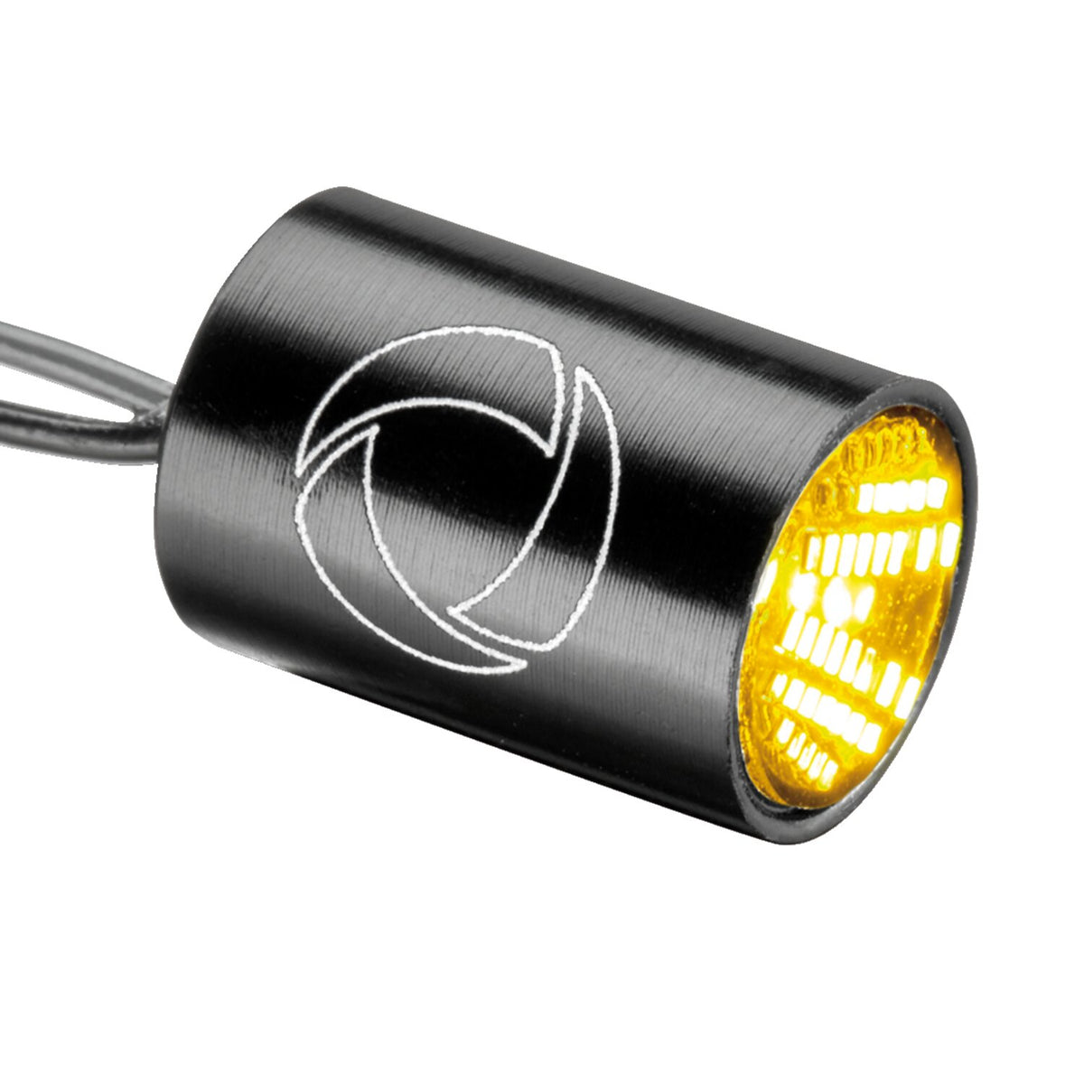 Kellermann, Atto® Integral turn signal. Black, clear lens