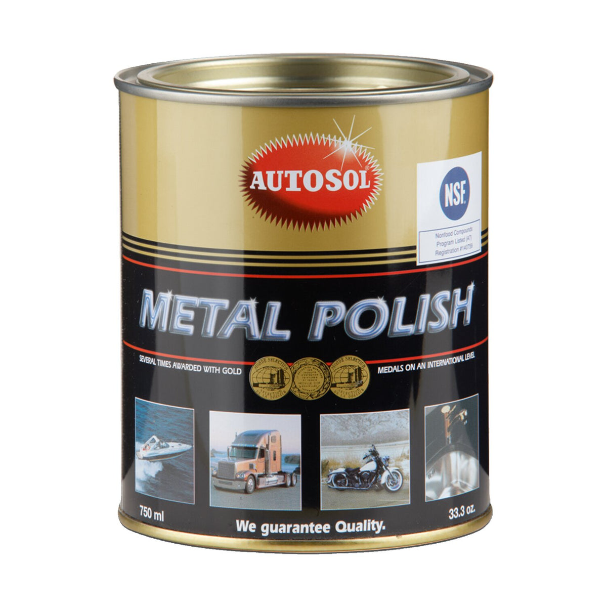 Autosol, Metal Polish. 750cc tin