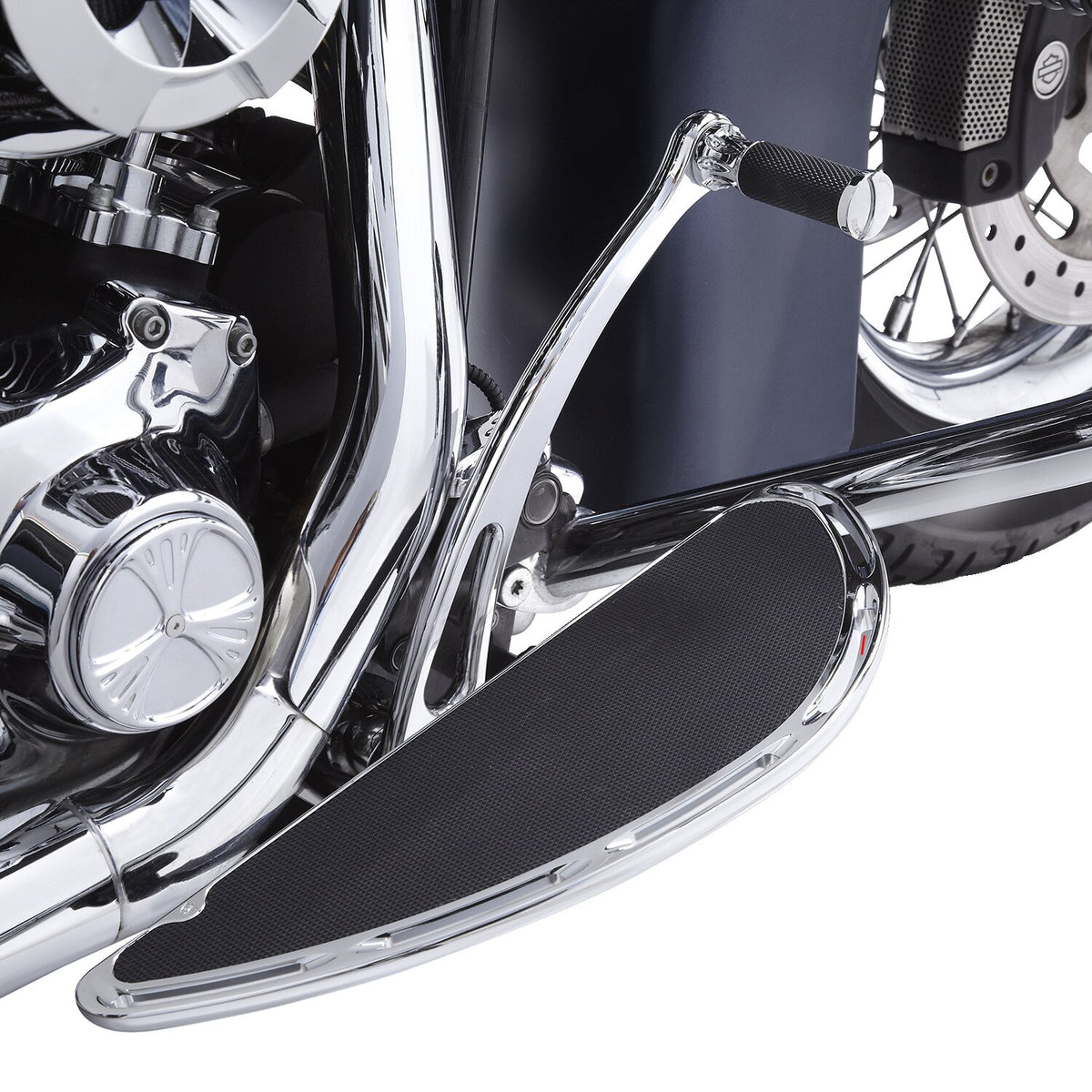 Arlen Ness, Radius brake arm. Chrome