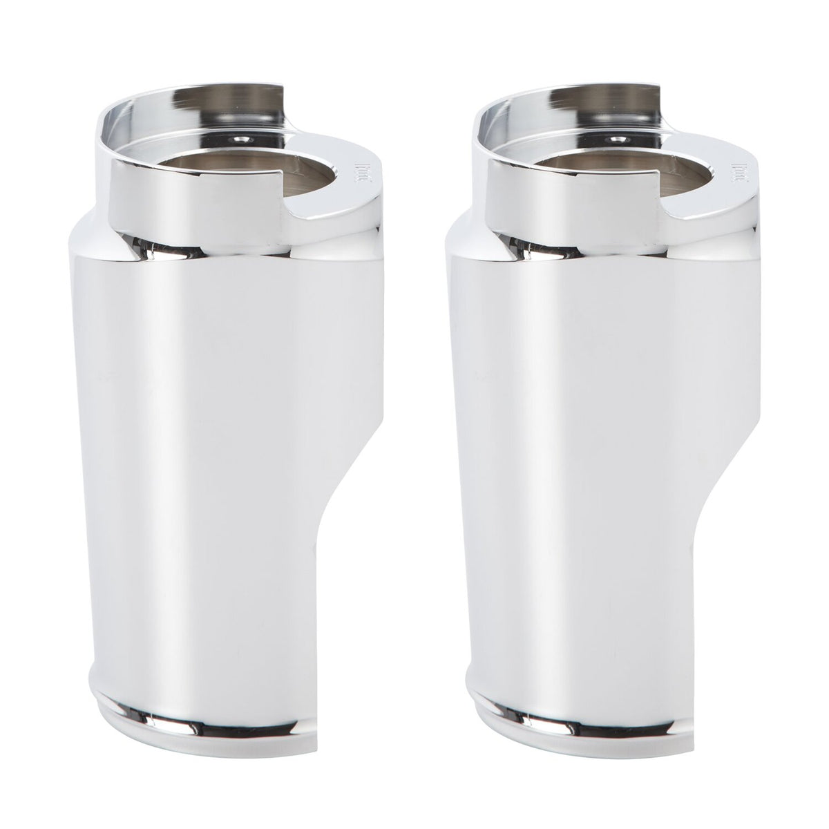Arlen Ness, Smooth fork boots for fat wheels. Chrome